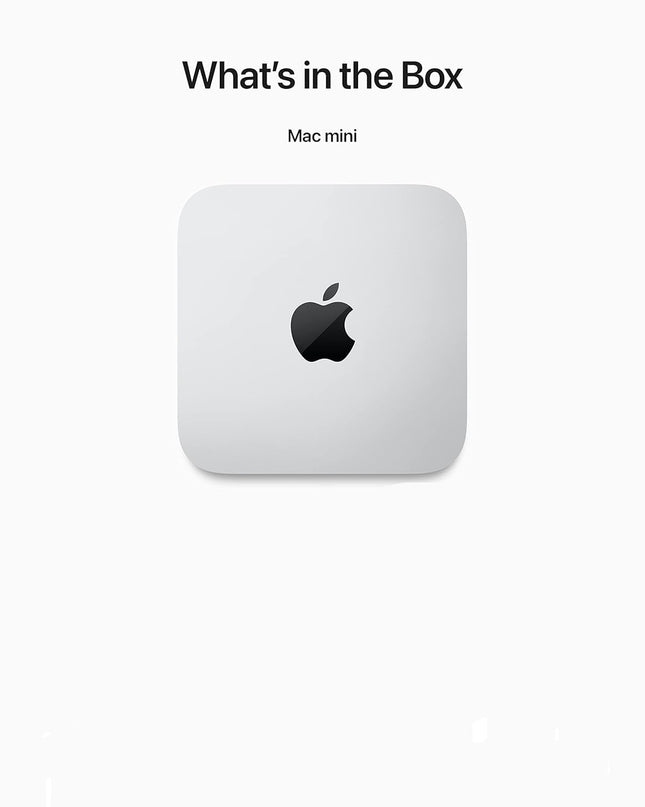 Apple 2023 Mac Mini with Apple M2 Chip with 8-core CPU (8GB RAM, 256GB SSD Storage) Silver (Renewed)
